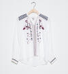 Long-Sleeve Embroidered Peasant Top (7-16), , hi-res image number 0